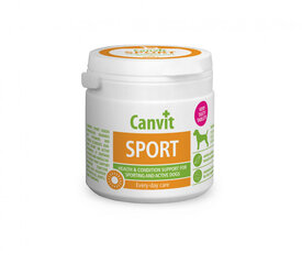 Canvit Sport N100 добавка для активных собак, 100 г цена и информация | Витамины, добавки, средства от паразитов для собак | pigu.lt