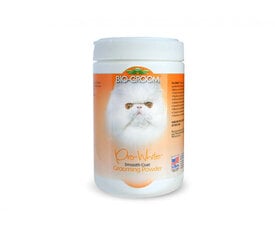 Pudra švelniam kailiui Bio-Groom Pro White Smooth, 170 g kaina ir informacija | Kosmetinės priemonės gyvūnams | pigu.lt