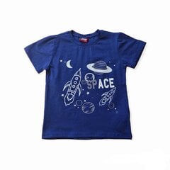 Marškinėliai berniukams Atabay, mėlyni kaina ir informacija | Marškinėliai berniukams | pigu.lt