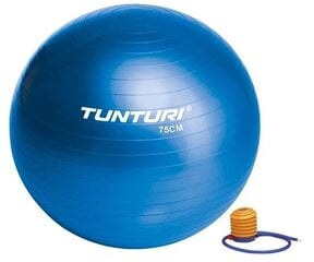 Gimnastikos kamuolys Tunturi, 75 cm, mėlynas kaina ir informacija | Gimnastikos kamuoliai | pigu.lt