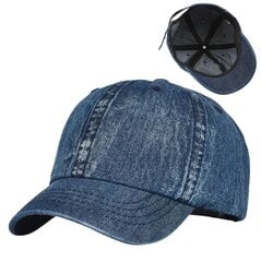 Kepurė su snapeliu YR82, mėlyna kaina ir informacija | Vyriški šalikai, kepurės, pirštinės | pigu.lt