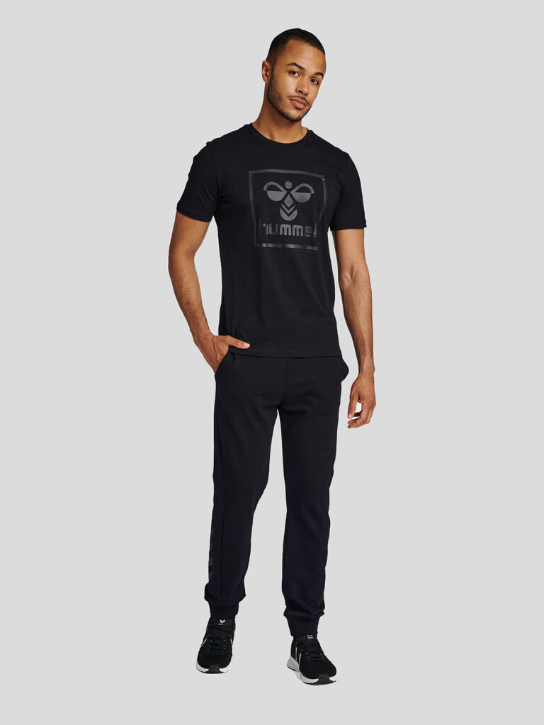 Marškinėliai vyrams HmlISAM 2.0 Hummel, juodi цена и информация | Vyriški marškinėliai | pigu.lt