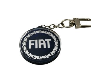 Automobilio raktų pakabukas Fiat, mėlynas kaina ir informacija | Raktų pakabukai | pigu.lt