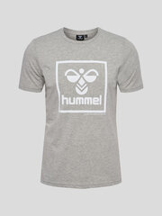 Marškinėliai vyrams HmlISAM 2.0 Hummel, pilki kaina ir informacija | Vyriški marškinėliai | pigu.lt
