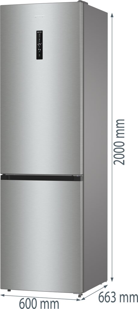 Gorenje NRK62CA2XL4 kaina ir informacija | Šaldytuvai | pigu.lt