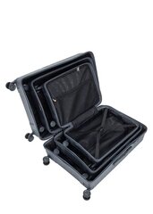 Комплект чемоданов Ochnik, 3 шт., серые цена и информация | Чемоданы, дорожные сумки | pigu.lt