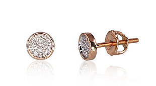 Auksiniai auskarai su deimantais 585 Diamond kaina ir informacija | Auskarai | pigu.lt