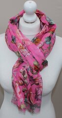 Тонкий шарф с цветами для женщин цена и информация | Женские шарфы, платки | pigu.lt