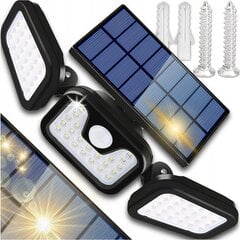 Уличный светодиодный светильник Fluxar с солнечной батареей и датчиком движения S603 цена и информация | Уличные светильники | pigu.lt
