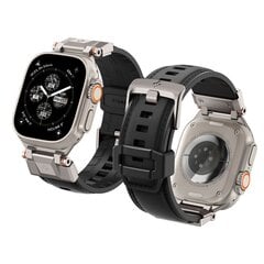 SPIGEN DURAPRO ARMOR PU APPLE WATCH 4 | 5 | 6 | 7 | 8 | 9 | SE | ULTRA 1 | 2 (42 | 44 | 45 | 49 MM) JUODAS kaina ir informacija | Išmaniųjų laikrodžių ir apyrankių priedai | pigu.lt