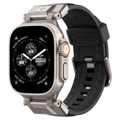 SPIGEN DURAPRO ARMOR PU APPLE WATCH 4 | 5 | 6 | 7 | 8 | 9 | SE | ULTRA 1 | 2 (42 | 44 | 45 | 49 ММ) ЧЕРНЫЙ цена и информация | Аксессуары для смарт-часов и браслетов | pigu.lt