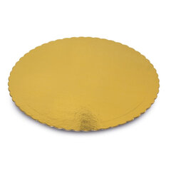 Бумажные противни для тортов золотого цвета 2 шт. Easy Bake &Oslash;32 см цена и информация | Праздничная одноразовая посуда | pigu.lt