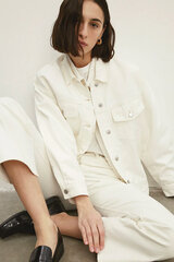 Джинсовая куртка женская Mavi 111017784112-S, белая цена и информация | Женские пиджаки | pigu.lt