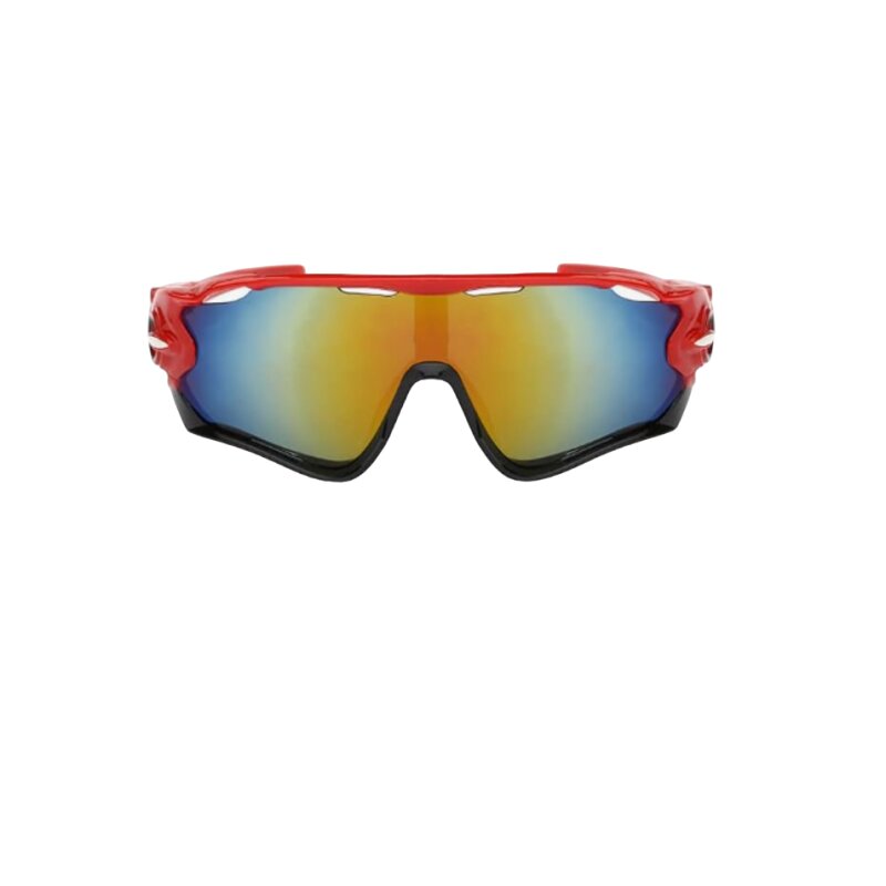 Sportiniai dviratininko akiniai - melsvai gelsvi su UV apsauga цена и информация | Moto reikmenys | pigu.lt