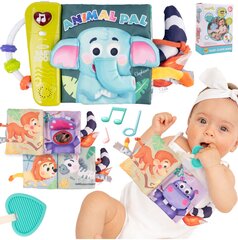 Sensorinė lavinamoji knygutė kūdikiams Džiunglės цена и информация | Игрушки для малышей | pigu.lt