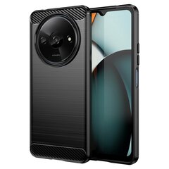 „Mofi“ Carbon твердый силиконовый чехол (TPU) - черный (Redmi A3 / Poco C61) цена и информация | Чехлы для телефонов | pigu.lt