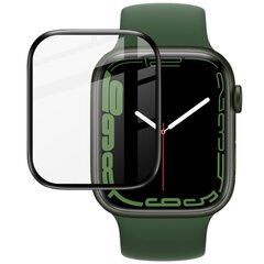 „Imak“ Tempered Glass apsauginis ekrano stiklas 0.3 mm - juodas (Apple Watch 9 / 8 / 7 45mm) kaina ir informacija | Apsauginės plėvelės telefonams | pigu.lt