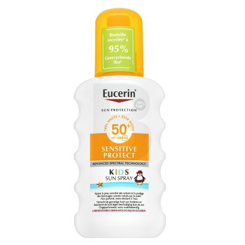 Apsauginis kremas nuo saulės vaikams Eucerin Sensitive Protect SPF50+, 200 ml kaina ir informacija | Kremai nuo saulės | pigu.lt