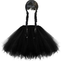 Kostiumas Wednesday Addams, juodas kaina ir informacija | Karnavaliniai kostiumai | pigu.lt
