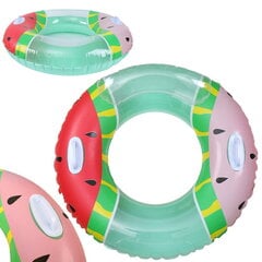 Пастельный арбузный круг для плавания с ручками 90 см цена и информация | Надувные и пляжные товары | pigu.lt