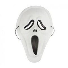 Helovino kaukė Scream, balta kaina ir informacija | Karnavaliniai kostiumai | pigu.lt