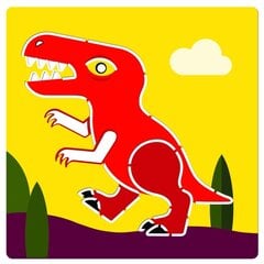 Trafaretų rinkinys Djeco Dinozaurai kaina ir informacija | Piešimo, tapybos, lipdymo reikmenys | pigu.lt