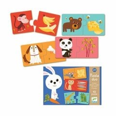 Dėlionė Djeco Kas ką valgo? kaina ir informacija | Dėlionės (puzzle) | pigu.lt