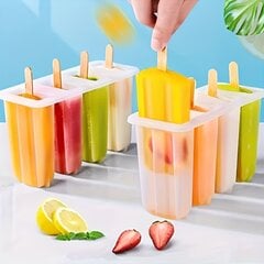 'Plastikinių popsicle formelių rinkinys – 1 vnt creative ledų gaminimo aparatas' kaina ir informacija | Virtuvės įrankiai | pigu.lt