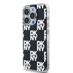 DKNY DKHCP15SHDLCEK iPhone 15 | 14 | 13 6.1" czarny|black hardcase IML Checkered Mono Pattern цена и информация | Чехлы для телефонов | pigu.lt