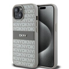 DKNY Hardcase Leather Mono Stripe & Metal Logo kaina ir informacija | Telefono dėklai | pigu.lt