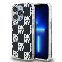 DKNY DKHCP15XHDLCEK iPhone 15 Pro Max 6.7" czarny|black hardcase IML Checkered Mono Pattern цена и информация | Чехлы для телефонов | pigu.lt