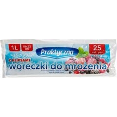 Šaldymo maišeliai, 25 vnt. kaina ir informacija | Maisto saugojimo  indai | pigu.lt