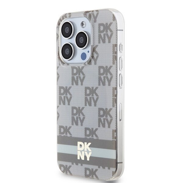 DKNY Hardcase IML Checkered Mono Pattern & Printed Stripes Mag цена и информация | Telefono dėklai | pigu.lt