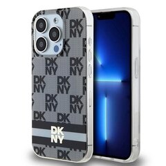 DKNY DKHMP13XHCPTSK iPhone 13 Pro Max 6.7" czarny|black hardcase IML Checkered Mono Pattern & Printed Stripes MagSafe цена и информация | Чехлы для телефонов | pigu.lt