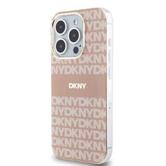 DKNY DKHMP13XHRHSEP iPhone 13 Pro Max 6.7" różowy|pink hardcase IML Mono & Stripe MagSafe цена и информация | Чехлы для телефонов | pigu.lt