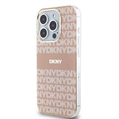 DKNY DKHMP14XHRHSEP iPhone 14 Pro Max 6.7" różowy|pink hardcase IML Mono & Stripe MagSafe цена и информация | Чехлы для телефонов | pigu.lt