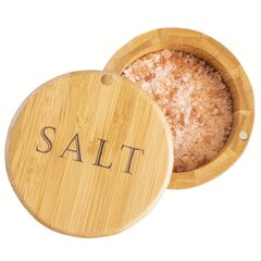 '1 vnt.  creative bamboo salt box – 6 uncijų medinė laikymo dėžutė su dangteliu prieskoniams ir druskai – virtuvės įtaisas ir virtuvės reikmenys' kaina ir informacija | Virtuvės įrankiai | pigu.lt