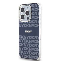 DKNY DKHMP15XHRHSEB iPhone 15 Pro Max 6.7" niebieski|blue hardcase IML Mono & Stripe MagSafe цена и информация | Чехлы для телефонов | pigu.lt