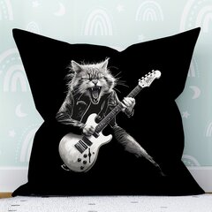 '1 vnt. „rockstar cat“ gitaros daiktai' kaina ir informacija | Patalynės komplektai | pigu.lt