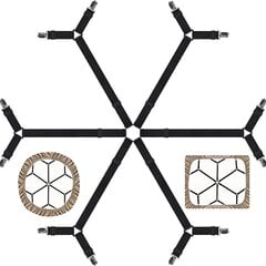 '1 шт. регулируемые зажимы для простыни ' цена и информация | Постельное белье | pigu.lt