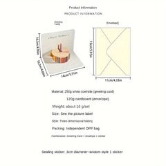 'Rinkinys  3d iššokantis atvirukas su gimtadieniu moterims vyrams su voku juokingas gimtadienio atvirukas žmonai vyras geriausias draugas jai iš sesers brolio mamos tėtis močiutės' kaina ir informacija | Dekoracijos šventėms | pigu.lt