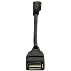 Адаптер OTG Akyga USB B - микро-USB, 15 см цена и информация | Аксессуары для телевизоров и Smart TV | pigu.lt