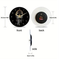'1vnt asmeninis foto sieninis laikrodis' kaina ir informacija | Dekoracijos šventėms | pigu.lt