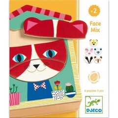 Medinė dėlionė Djeco Face Mix kaina ir informacija | Žaislai kūdikiams | pigu.lt