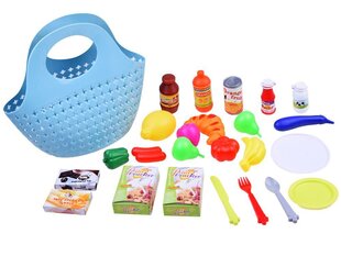 Žaislinis pirkinių krepšelis Maisto gaminimui kaina ir informacija | Žaislai mergaitėms | pigu.lt