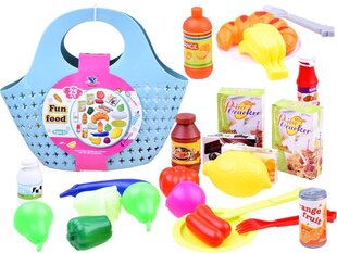 Žaislinis pirkinių krepšelis Maisto gaminimui kaina ir informacija | Žaislai mergaitėms | pigu.lt