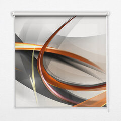 Roletas Oranžinių linijų raštas, 130x140 cm kaina ir informacija | Roletai | pigu.lt