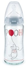 Stiklinis buteliukas Pooh 0-6 mėn, 240 ml цена и информация | Бутылочки и аксессуары | pigu.lt