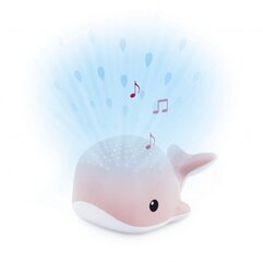 Muzikinė naktinė lempa Banginis Volis Zazu, rožinė kaina ir informacija | Žaislai kūdikiams | pigu.lt