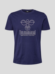 Marškinėliai vyrams Hummel Hmiicons Graphic, mėlyni цена и информация | Мужские футболки | pigu.lt
